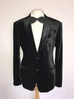 VERSACE - Mens BLACK VELVET JACKET - 42 Reg - GORGEOUS Evening Jacket
