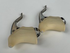 Set Leve Freno Campagnolo Athena C-Record Bianco Vintage NOS Classic 80's 1° Gen