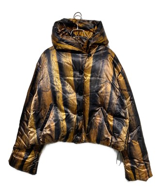 MM6 Maison Margiela/ Fur Print Down Jacket Brown Size: 38