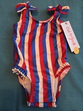 New Cat  Jack UPF 50 Infant Bathing Suit. 0-3 Months. NWT.   303