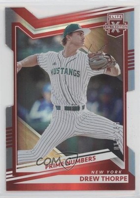 2022 Panini Elite Extra Edition Prime Numbers C Die-Cut /189 Drew Thorpe #61 0c6
