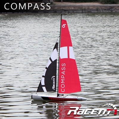 53'' Remote Control Boat Wind Power 2.4G Unpowered Assembled Electric RC Sailing