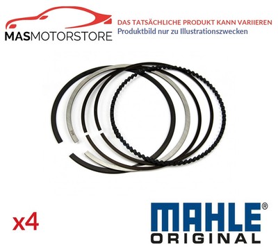 KOLBENRINGE SATZ MAHLE ORIGINAL 016 02 N0 4PCS A STD FÜR FORD MONDEO IV 1.8L