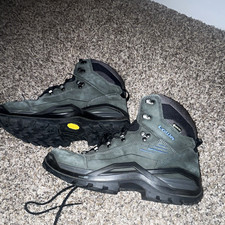 LOWA Renegade GTX Mid Mens Hiking Boots Gray/...