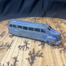 Vintage 1930's Blue Bus Metal Masters Co. Made In USA Vg