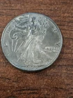 SILVER Walking Liberty half 1942 -Dark Toned
