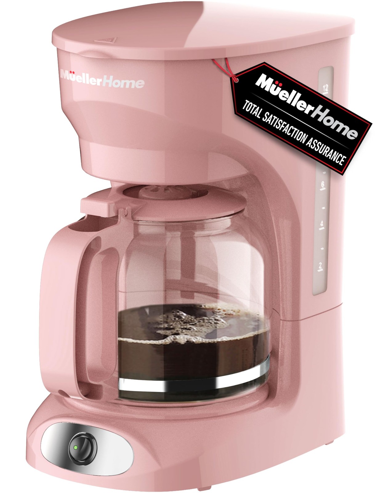 - Borosilicate Carafe, Auto-off, Pink Kitchen Access...