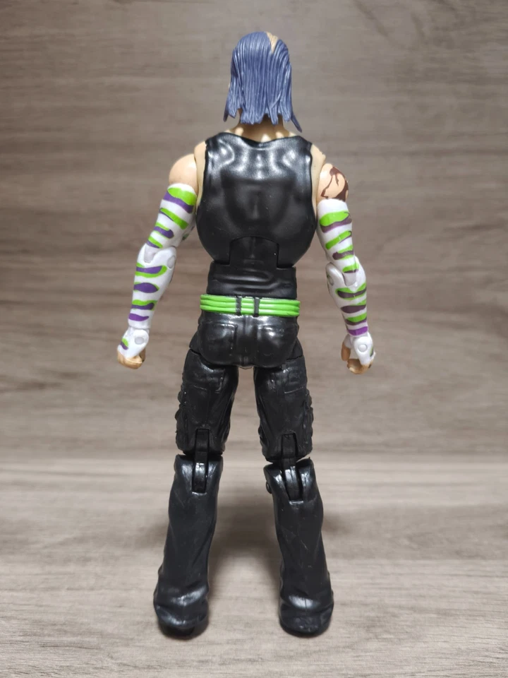 Figura de acción de lucha libre de Jeff Hardy serie 1 de Mattel Elite de la WWE AEW WWF Foto 3 de 4
