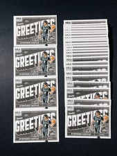 2024-25 Panini Hoops Rookie Greetings Stephon Castle #13 RC Rookie Lot*27 BN02