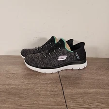 Skechers Women's Size 7.5 Slip-ins Summits Dazzling Haze Navy/Off Wht Sneakers