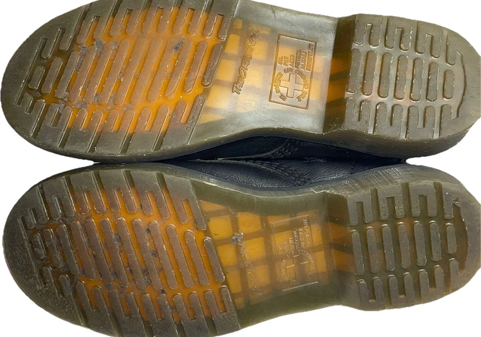 Botas de combate Dr Martins para mujer talla 8-14 ojos negras media pantorrilla con cremallera de cuero Foto 4 de 4