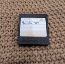 Nintendo Gamecube Memory Card 251 - Black OEM DOL-251