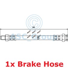 Flexible de frein Renault FUEGO