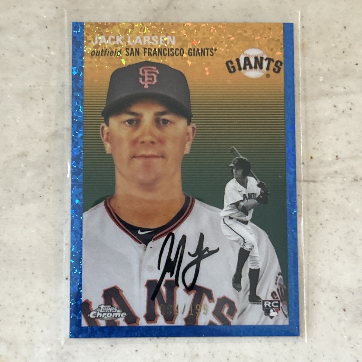 2023 Chrome Platinum Anniversary Blue Mini-Diamond 94/199 #89 Jack