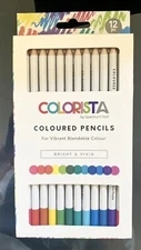 CTMH Colorista BRIGHT & VIVID Colored Pencils Set Of 12 New In Box
