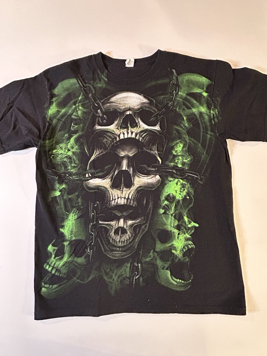 everyone  LEGEND INK Sサイズ Legend Brand Skulls & Chains T-shirt Size Men's Large Vintage