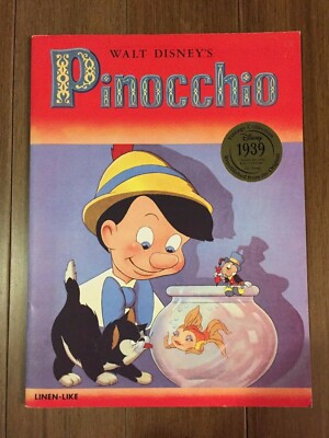 New Walt Disney Pinocchio 1939 Vintage Collection Book