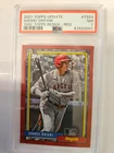 2021 Topps Shohei Ohtani #T92-4 1992 Topps Redux "RED" LE 62/70 LA Angels  PSA 7