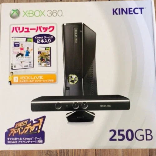 Pack X360 250 Go + Kinect Incluant Kinect Adventures