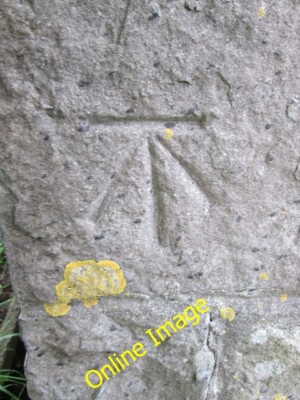 Foto 6x4 Ordnance Survey Schnittmarke Penderyn Diese OS Schnittmarke kann gefunden werden c2014