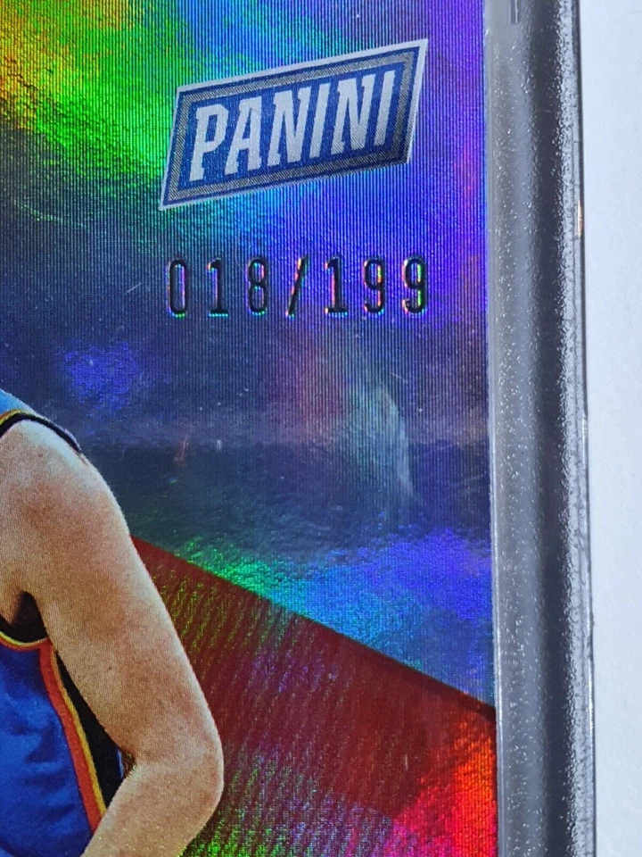 2022 Panini Josh Giddey Rookie #RC6 SILVER HOLO /199 Holo - Ready to Grade - Image 2 of 3