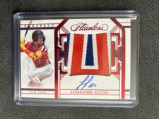 2024 Flawless  LUISANGEL ACUNA #7/20 Auto Patch 3 Colors 