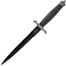 Gil Hibben Black Shadow Dagger Double Edge Fixed Blade Knife + Sheath