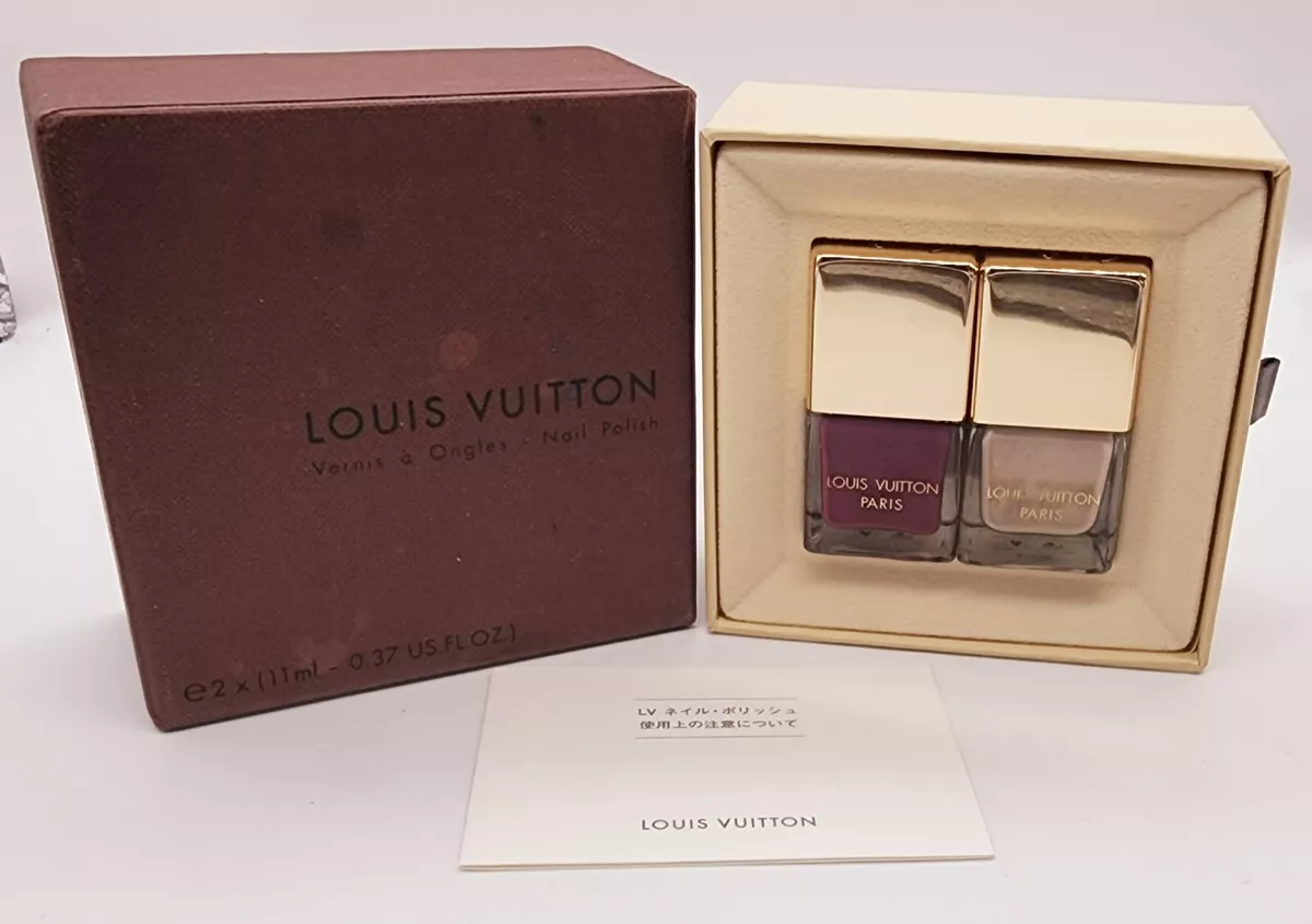 Louis Vuitton Nail Polish - Berry & Beige Set - NEW Vintage RARE