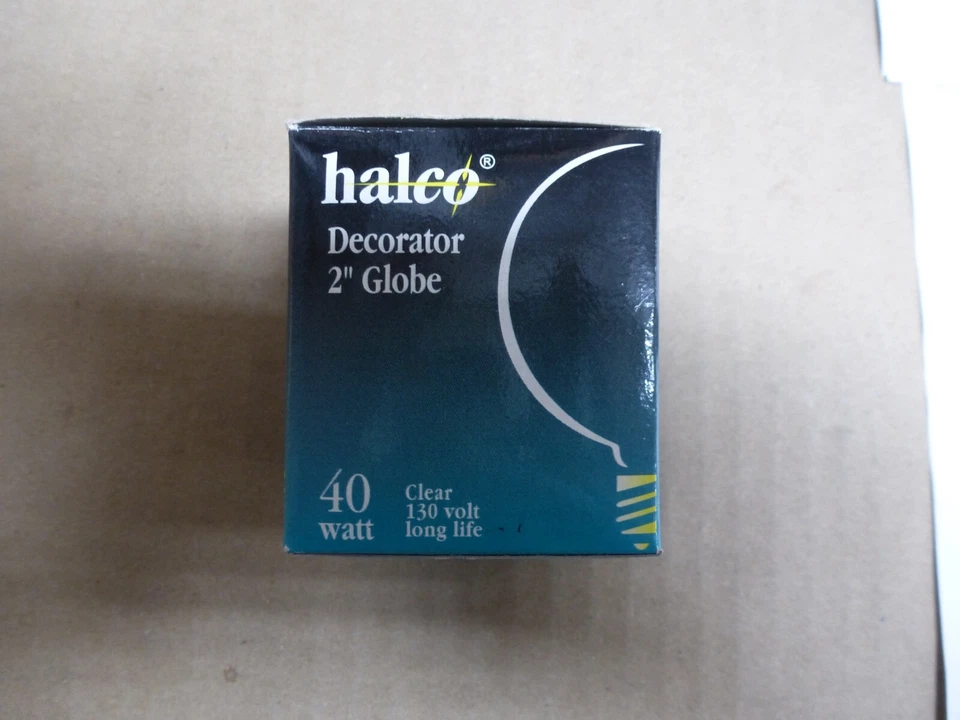 6 Pack of 40 Watt G16.5 Clear 2" Globe Vanity Decorative Cand Base Light Bulbs - Image 3 of 4