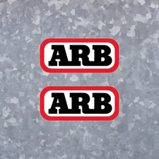 2x ARB Locking Differentials Sticker Vinyl Decal Car Trucking Semi Logo