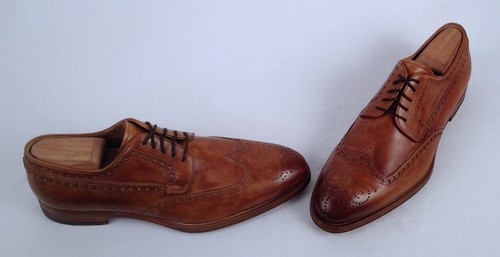 Magnanni 'Roda' Wingtip- Burnished Tan 