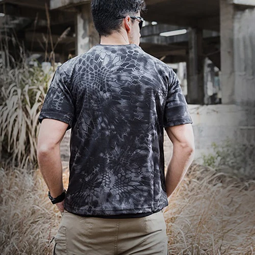 #Casual ESDY Mens Combat T-shirt Long Sleeve Camouflage Army Tactical MilitaryA+ - Picture 5 of 46
