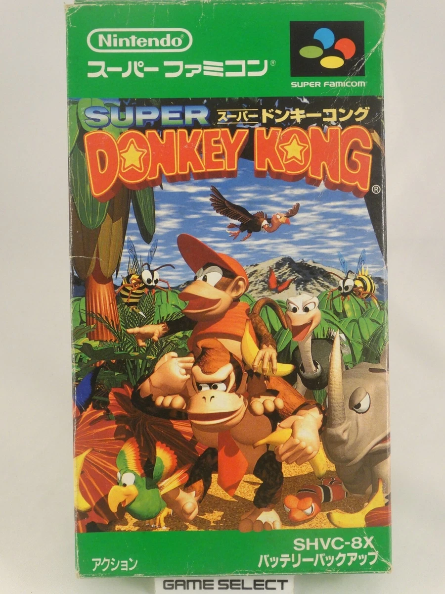 外装状態良好◎ スーパーファミコン　SUPER DONKEY KONG Super Donkey Kong Super Famicom/SNES JP GAME. for sale online | eBay