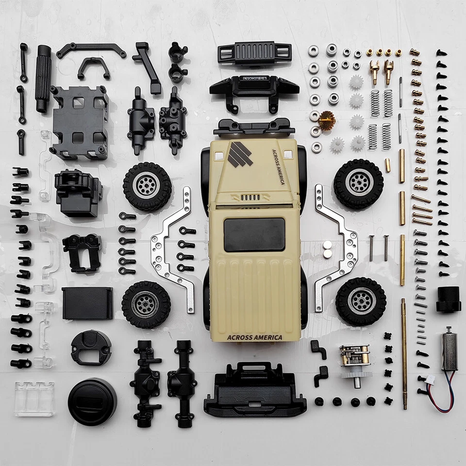 LDARC X43 1:43 4WD Crawler RC Car - Full Time Off-Road Climbing Vehicle Toy - Image 3 of 4