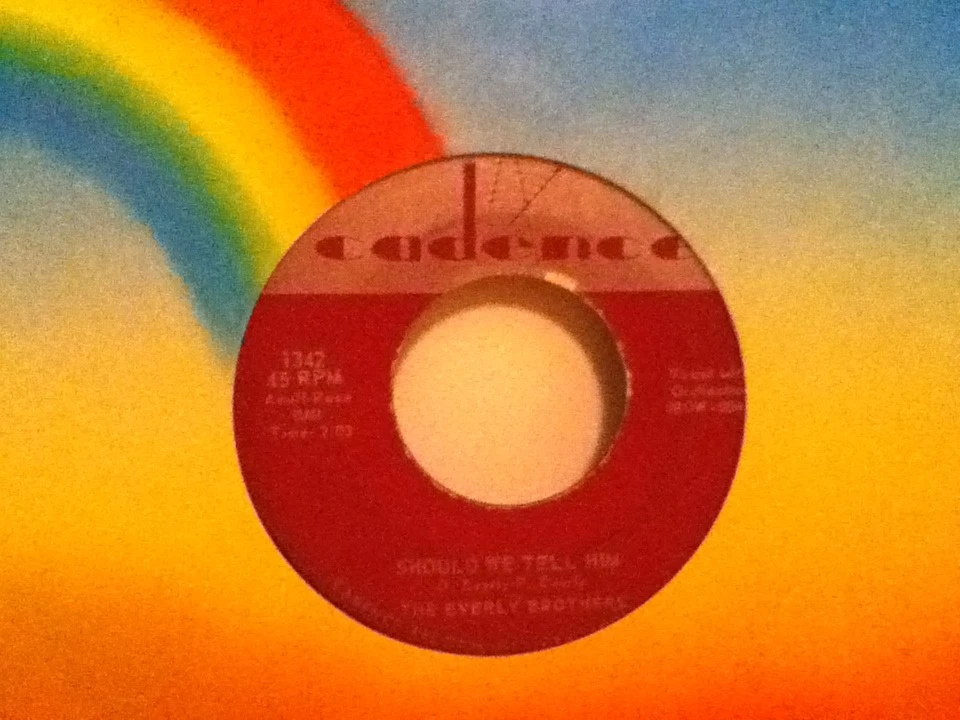 EVERLY  BROTHERS   7"  SINGLE , THIS LITTLE  GIRL OF MINE  /  SHOULD WE TELL HIM - Image 2 of 2