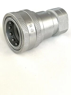 UNITED COUPLINGS 1" NPT ISO 7241-1 Series "B" Quick Disconnect Hydraulic Coupler - Female