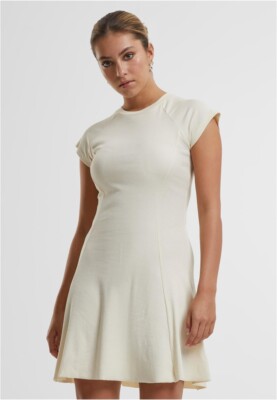 Urban Classics Damen Kleid Ladies Skater Rib Dress TB6201
