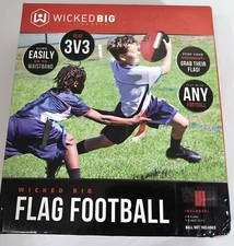 Wicked Big Flag Football Set With 6 Flags And 6 Belt Clips 