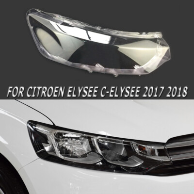 For Citroen Elysee C-Elysee 2017 2018 Headlight Lens Cover Transparent Right