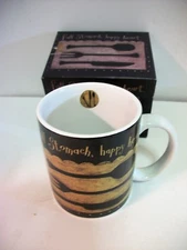 Lang  Happy Heart Mug Artwork by Dan DiPaolo Signed w Original Box