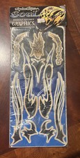 NOS Vintage 90's Troy Lee Designs "SOUL" Helmet Graphics Kit - Old School