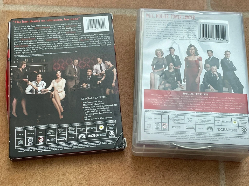The Good Wife: TV Series Set Seasons 1 - 4 DVD PLUS Season 5 30 Discs Foto 2 de 4