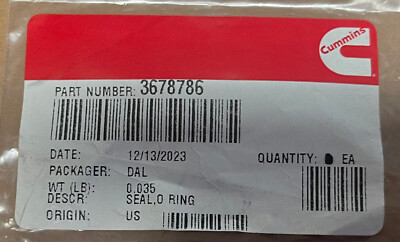 じおどぅん Cummins Engine Part O-Ring Seal 4095892 for Cummins Qsk23