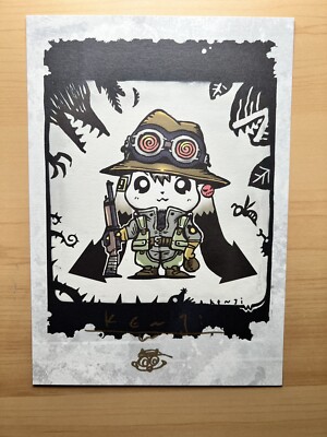 Kenji Watanabe Signed & Sketched Digimon Loppmon Art Card Autographed Digimon