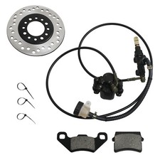 Rear Hydraulic Brake Caliper Disc Rotor Pad for ATV Quad Go Kart Dirt Bike