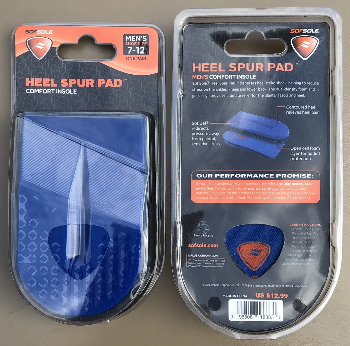 Sof sole clearance heel spur pad
