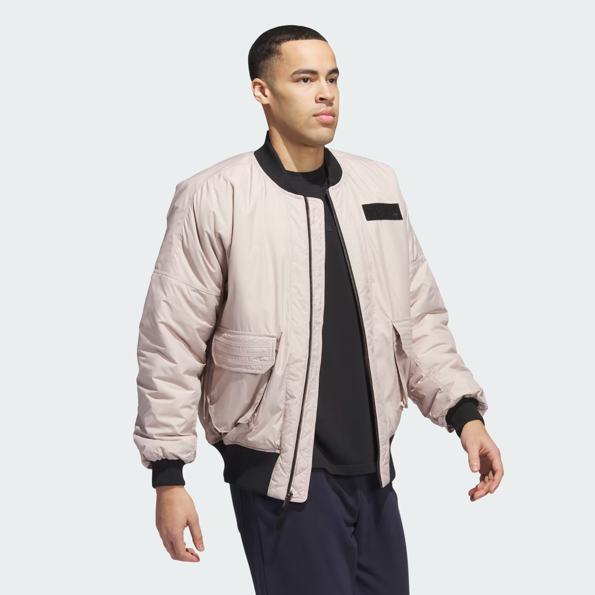 ADIDAS X M PARLEY BOMBER JACKET HR6982 Wonder Taupe MENS SIZE L