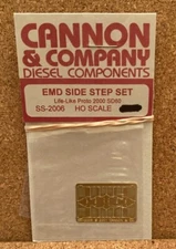 EMD SIDE STEP SET Life Like P2K Photo Etched Brass Cannon & Co SS-2006 HO Scale