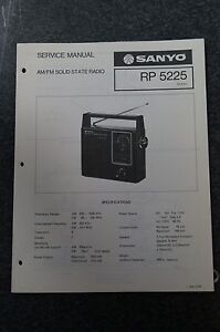 Sanyo RP5225 Service Manual | eBay