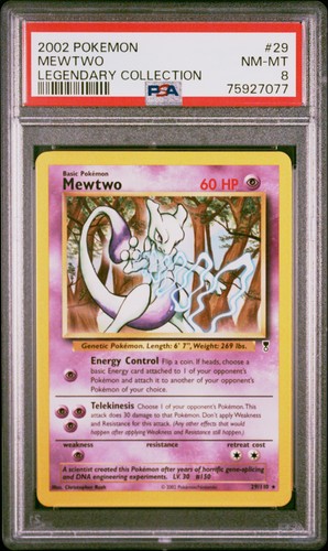 mewtwo legendary pokemon card TCG Flip a coin Pokemon Legendary Collection Rare Mewtwo